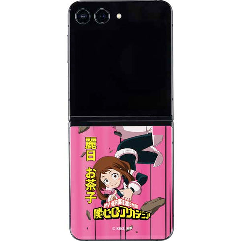 My Hero Academia Ochaco Uraraka Season 4 Galaxy Z Flip5 5G Skin